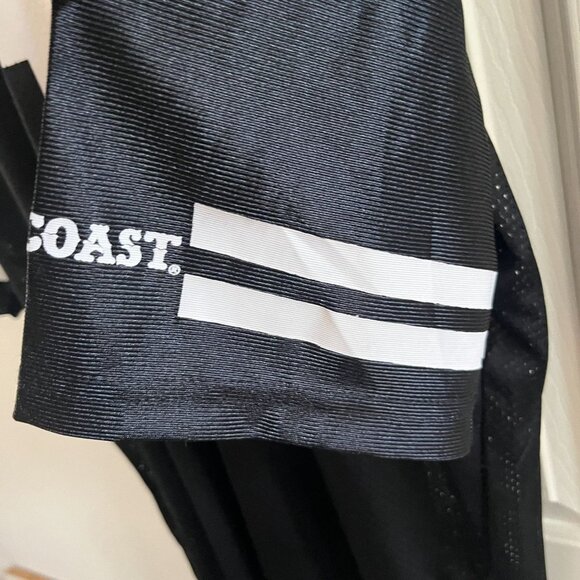 Mens Moisture Wicking Dri-Fit Shirt XL Black White Graphic Print Quick Dry - Picture 5 of 6